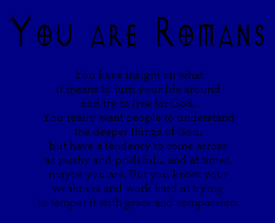 You Are Romans